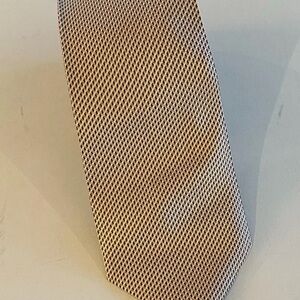 Boss Black and White Patterned Tie